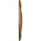 Ekena Millwork Neuveau Ceiling Medallion (Fits Canopies up to 6 3/8"), Hand-Painted Rubbed Bronze, 24 1/4"OD x 2"P CM24NARZS - alternate 4
